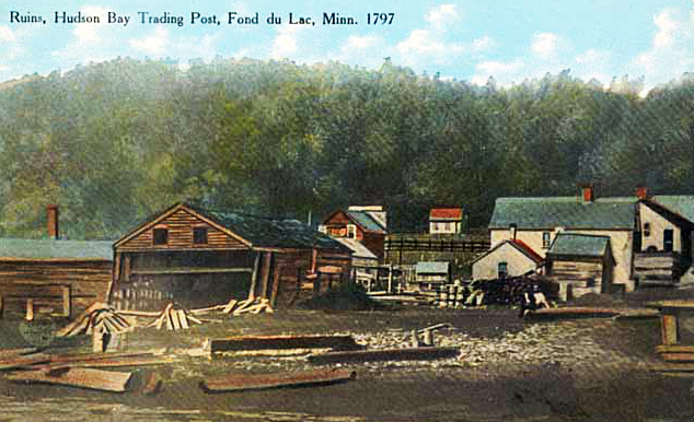Ruins of the Hudson Bay Trading Post, Fond du LacRuins of the Hudson Bay Trading Post, Fond du Lac, 1797, ca. 1910., ca. 1910.