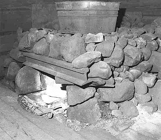 Sauna stove, 1974.