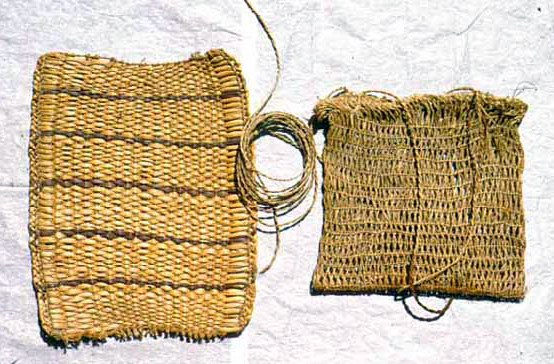 Basswood Fiber Bags, 1957. 