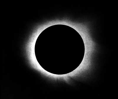 Total solar eclipse of 25 January 1924 that Paul talks about. 