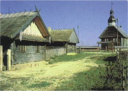 Part of exhibition in the Museum of Folk Architecture near Minsk 