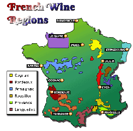 French Wine Regions.