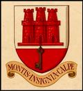 Gibraltar Coat of Arms.