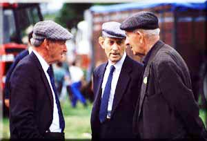 Farmers at the Inishowen Agricultural Show, as featured in "A  Jaunt Round Ireland" 