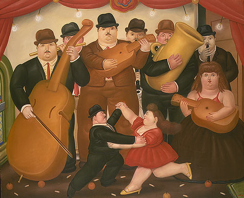 Dancing in Colombia, 1980, Fernando Botero (b. 1932)