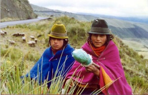 Children in Ecuador.