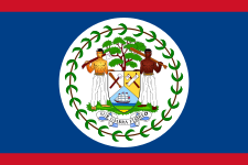 Flag of Belize.