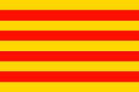 Flag of Catalonia.