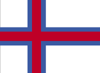 Flag of Faroe Islands.