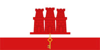 Flag of Gibraltar.