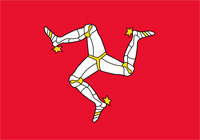 Flag of the Isle of Man.