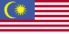 Flag of Malaysia.  Click for national anthem.