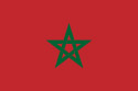 Flag of Morocco.