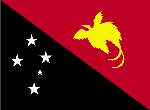 Flag of Paupa New Guinea.
