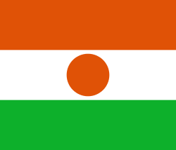Flag of Nigeria.  Click for national anthem.