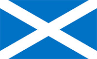 Flag of Scotland.