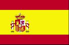 Flag of Spain.  Click for national anthem.