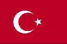 Flag of Turkey.   Click for national anthem.