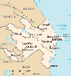 Thumbnail map of Azerbaijan.
