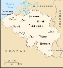 Map of Belgium