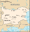 Thumbnail map of Bulgaria.