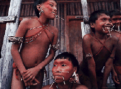 Yanomamo youth.