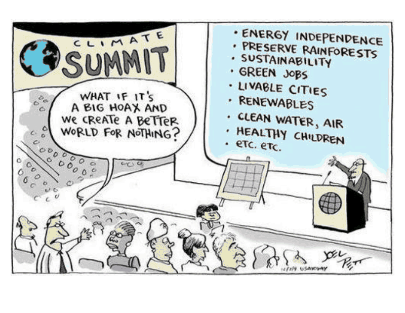 Climate Summit Cartoon