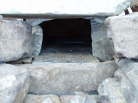 Front door of oven.