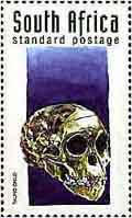 Taung Skull Stamp.