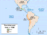 Inca-Aztec map.
