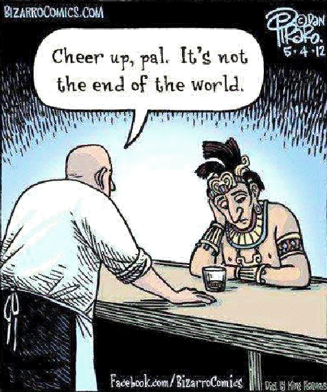 Cartoon: Mayan end of the world