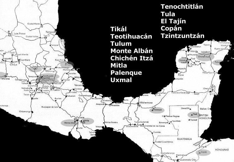 Prehistoric Archaeological Sites in Mesoamerica