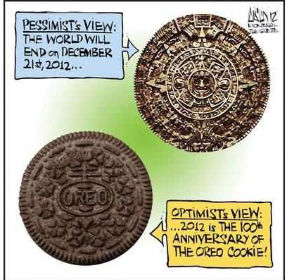 Mayan Calendar and Oreo Cookie.