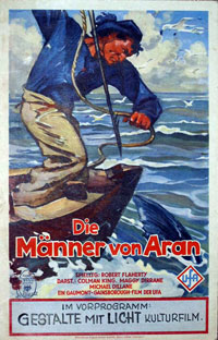 Man of Aran poster (in German).