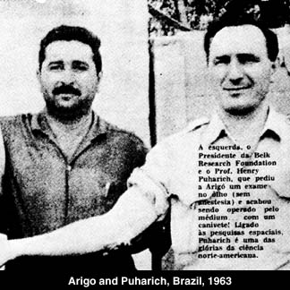 Arigo and Puharic, Brazil, 1963