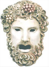 Greek Theatrical Mask -- Dionysus.