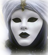 Lady in White, Venice Carnival.