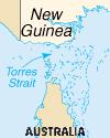Torres Strait map.