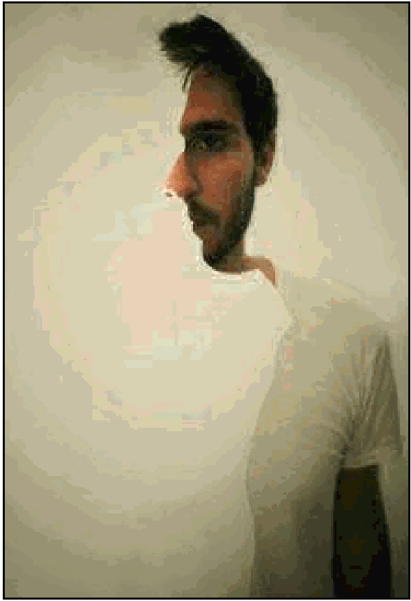 Man turning head Illusion