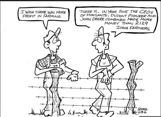 Long-time Iowa farm cartoonist fired after creating this cartoon