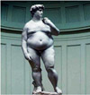 "After a short stay in America, Michelangelo's David.