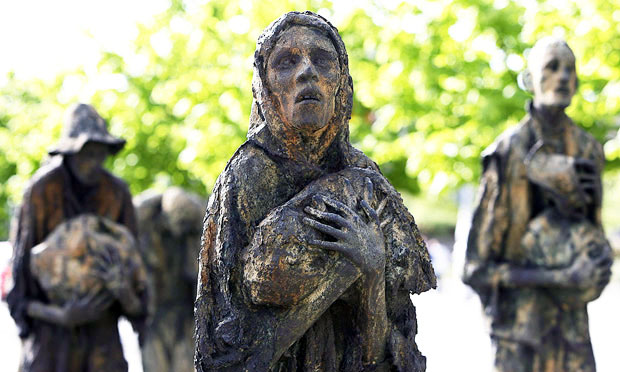 Famine Memorial, Dublin, Ireland
