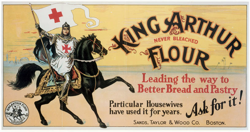 Old King Arthur Flour Logo.