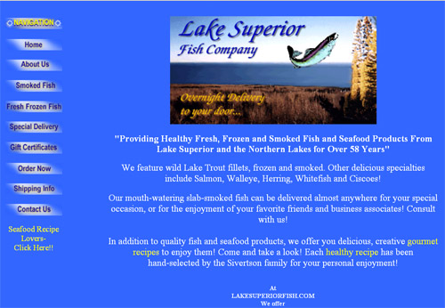 Lake Superior Fish Company logo.