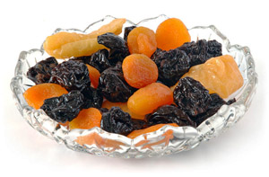 Dry fruits.