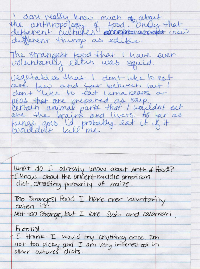 Anthropology of FoodUniversity of Minnesota Duluth