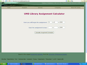 Assignment Calculator.