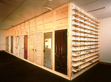 The Anne Frank Project by Ellen Rothenberg Installation View, Kent Gallery 1994