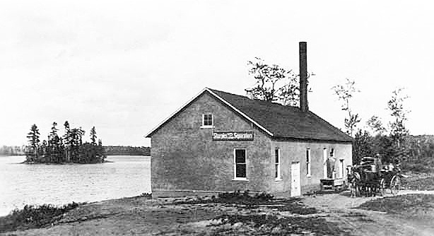 Creamery, Northome, ca. 1905.