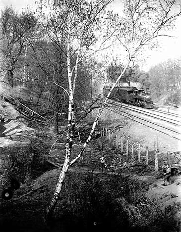 Passenger train, ca. 1900.